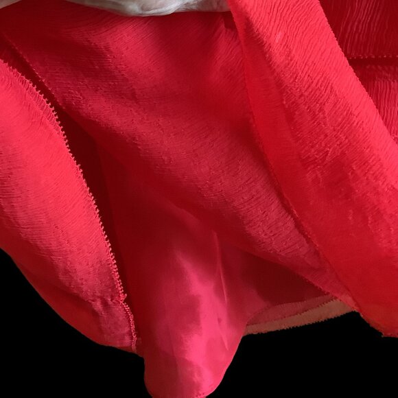 NWT DKNY Red Slip Dress Size: 8 - Picture 9 of 11